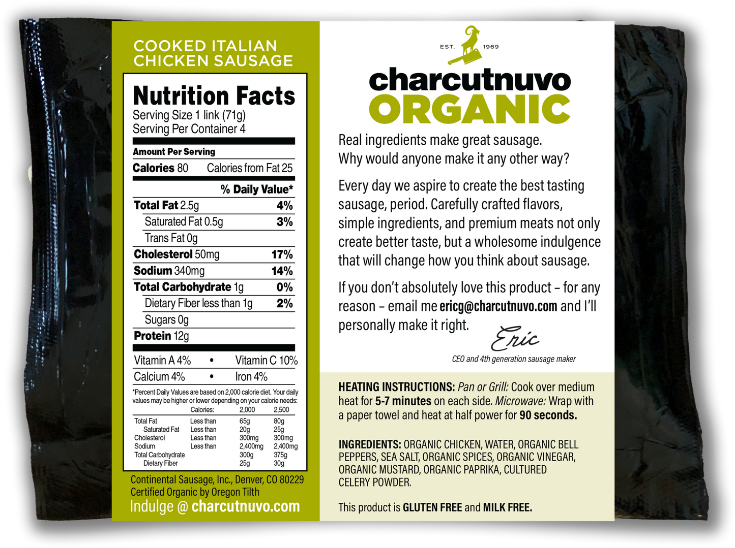 Organic Sausage