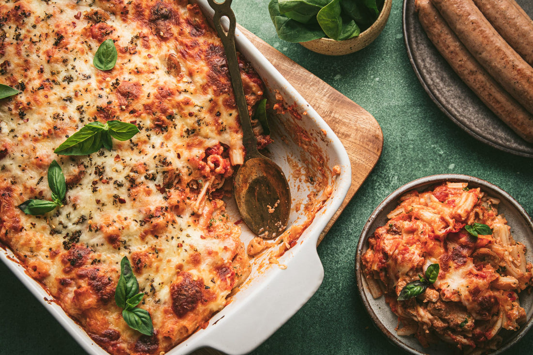 Baked Ziti with Italian Chicken Sausage