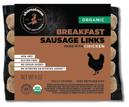 Organic Chicken Breakfast Links