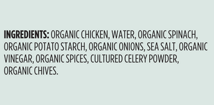 Organic Chicken Spinach