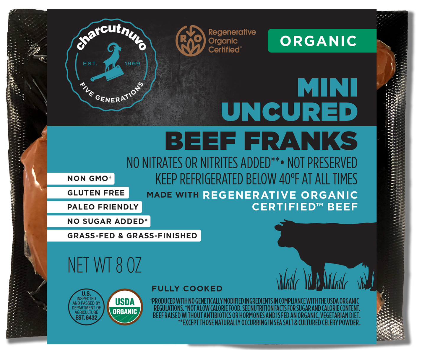 Organic Mini Beef Franks