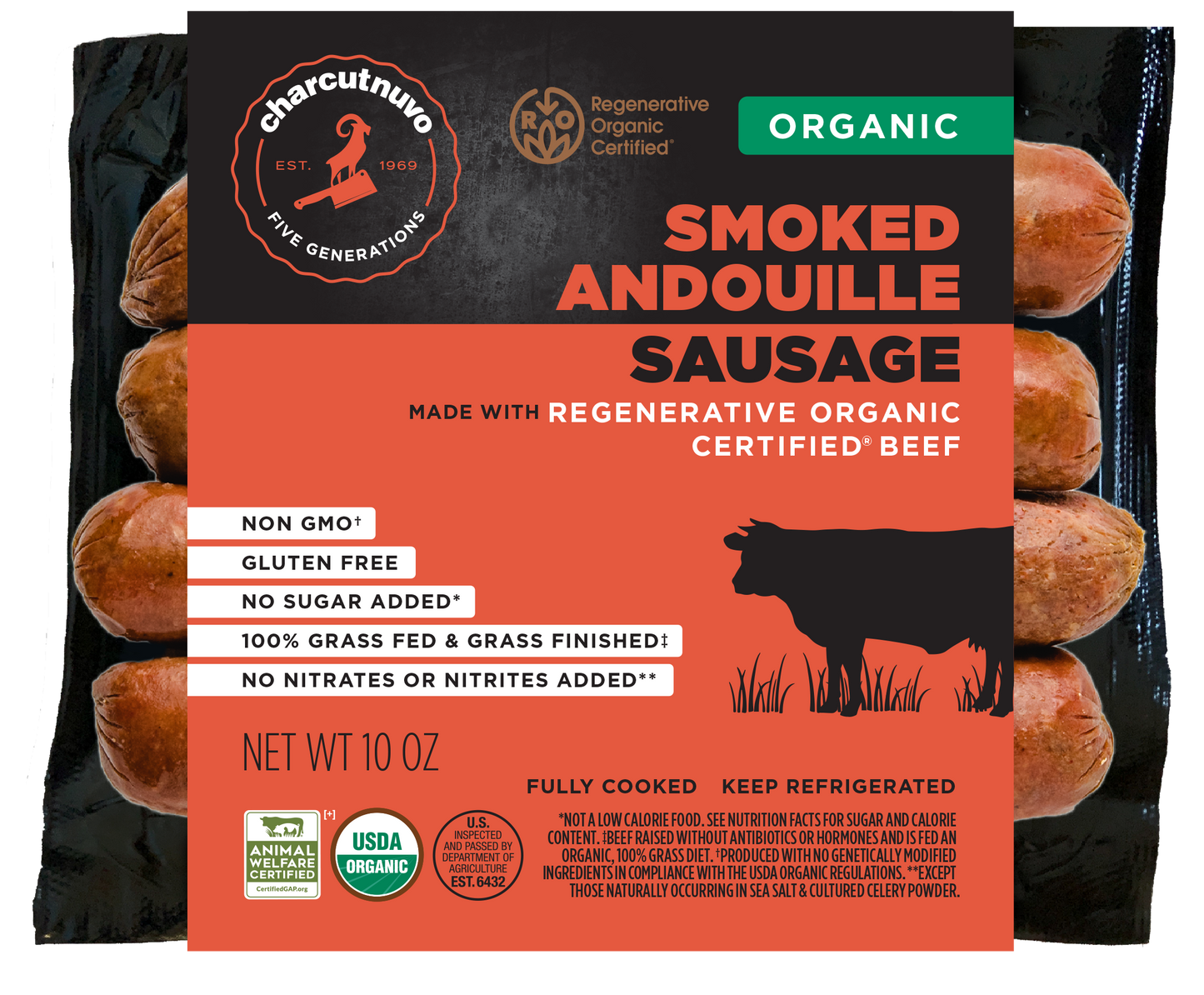 ROC ™ Andouille Sausage Made with Beef