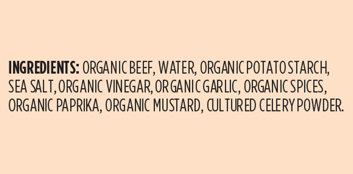 Organic Beef Polish