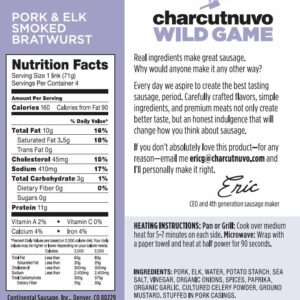 Pork and Elk 10oz back of label